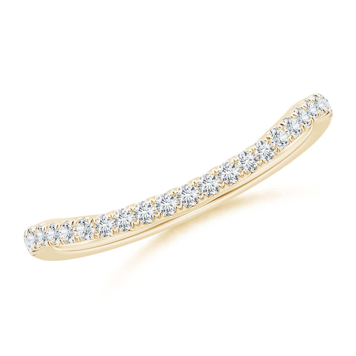 Lab-Grown Aeon Vintage Inspired Diamond Contour Style Wedding