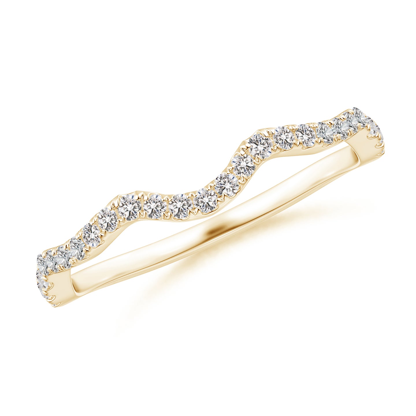 Aeon Vintage Inspired Diamond Contour Wedding Ring
