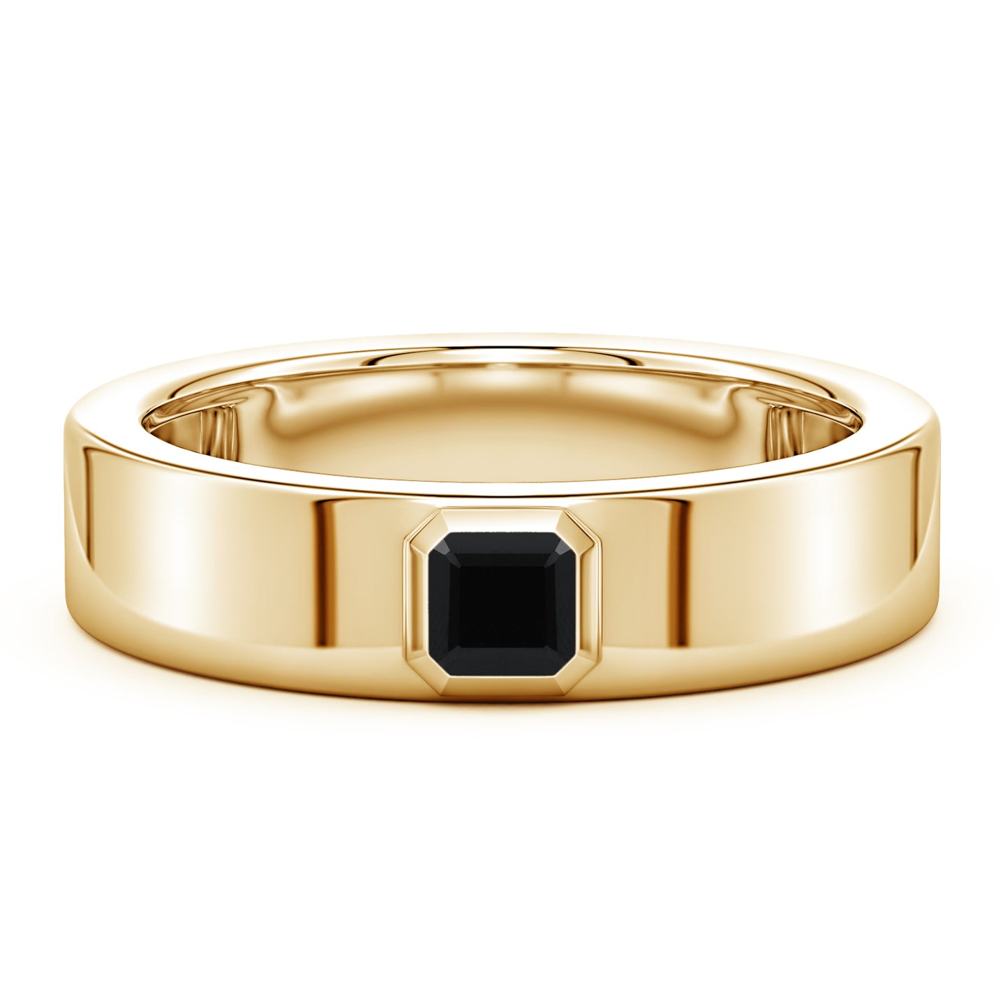 Asscher Cut Enhanced Black Diamond Men S Ring Asscher Cut Enhanced Black Diamond Men S Ring