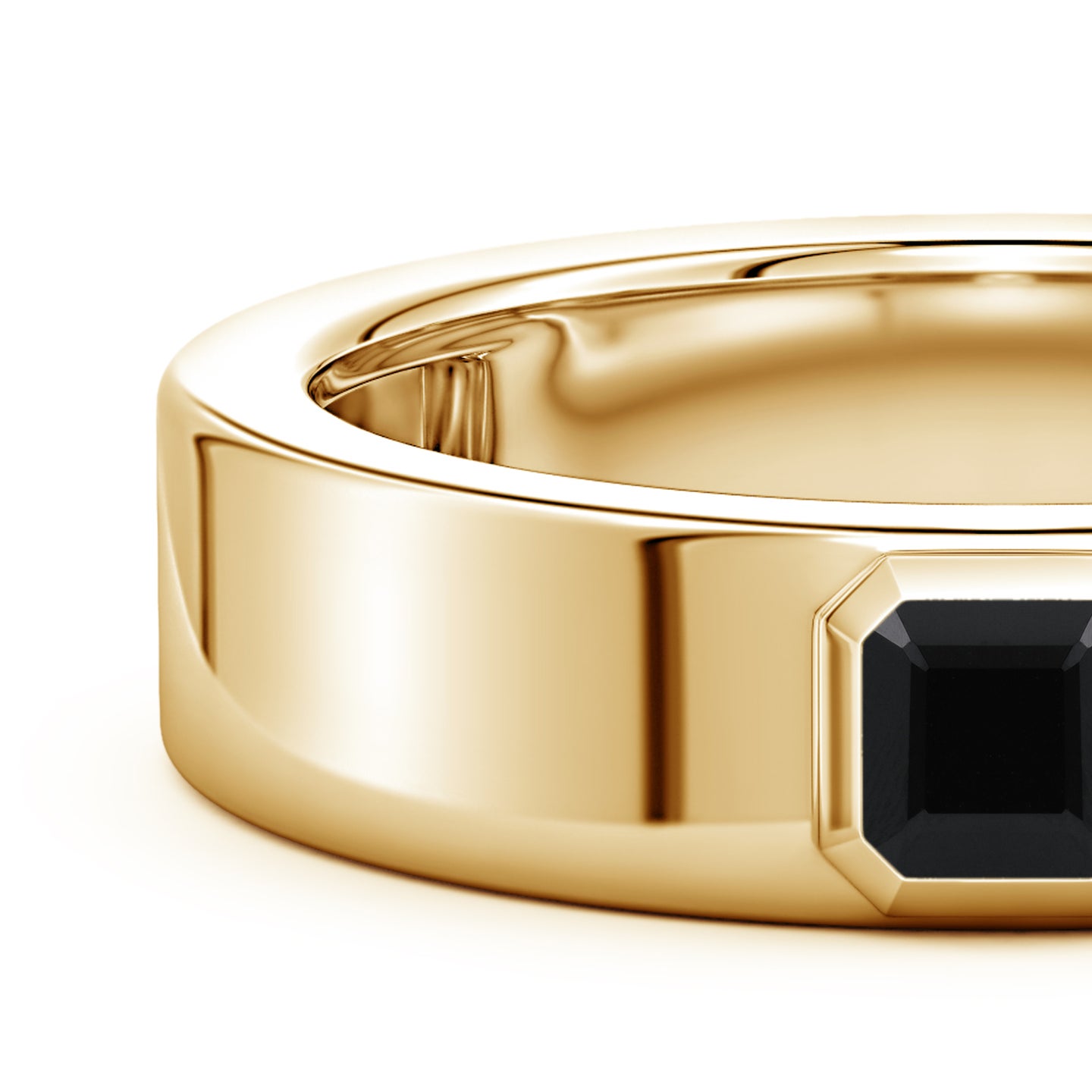 Asscher Cut Enhanced Black Diamond Men S Ring Asscher Cut Enhanced Black Diamond Men S Ring