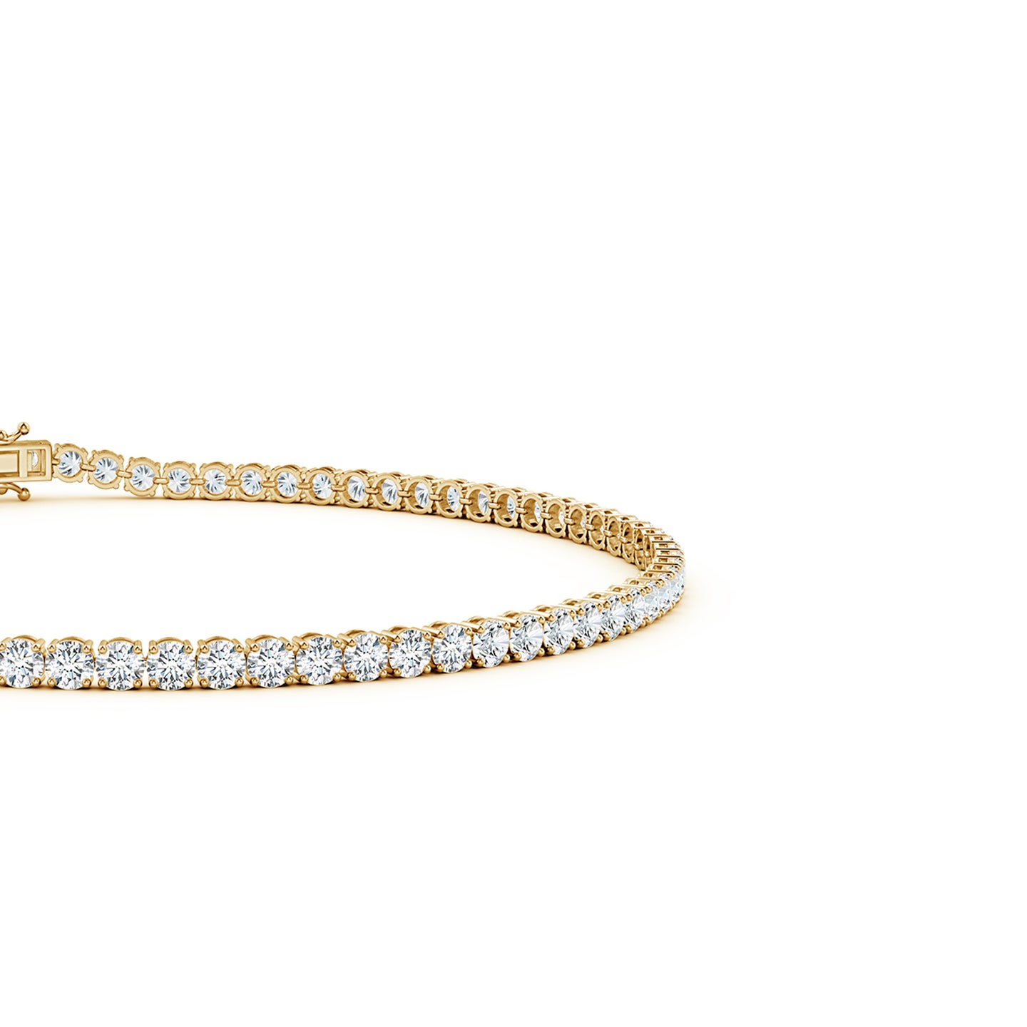 Round Lab-Grown Diamond Classic Tennis Bracelet