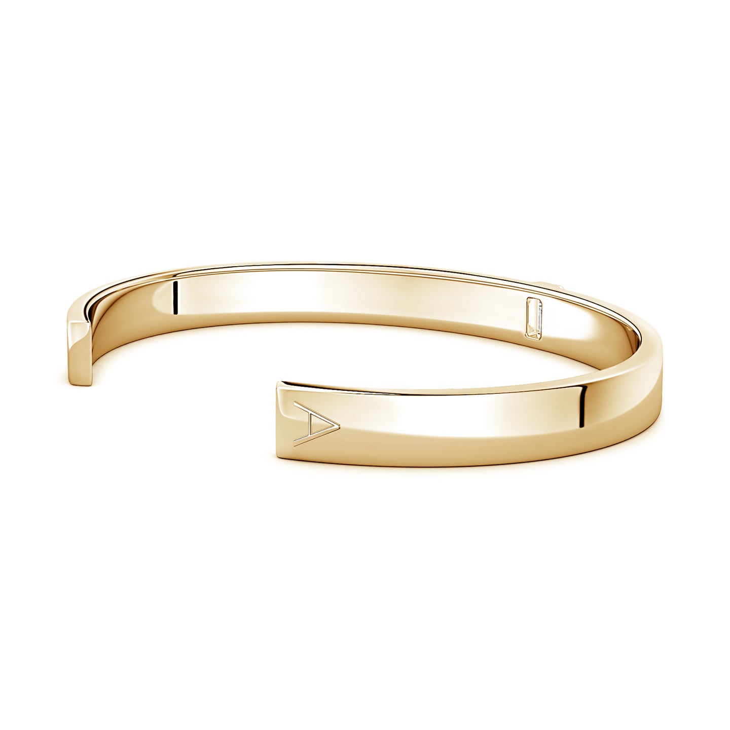 Emerald-Cut Lab-Grown Diamond Men’s Cuff Bracelet