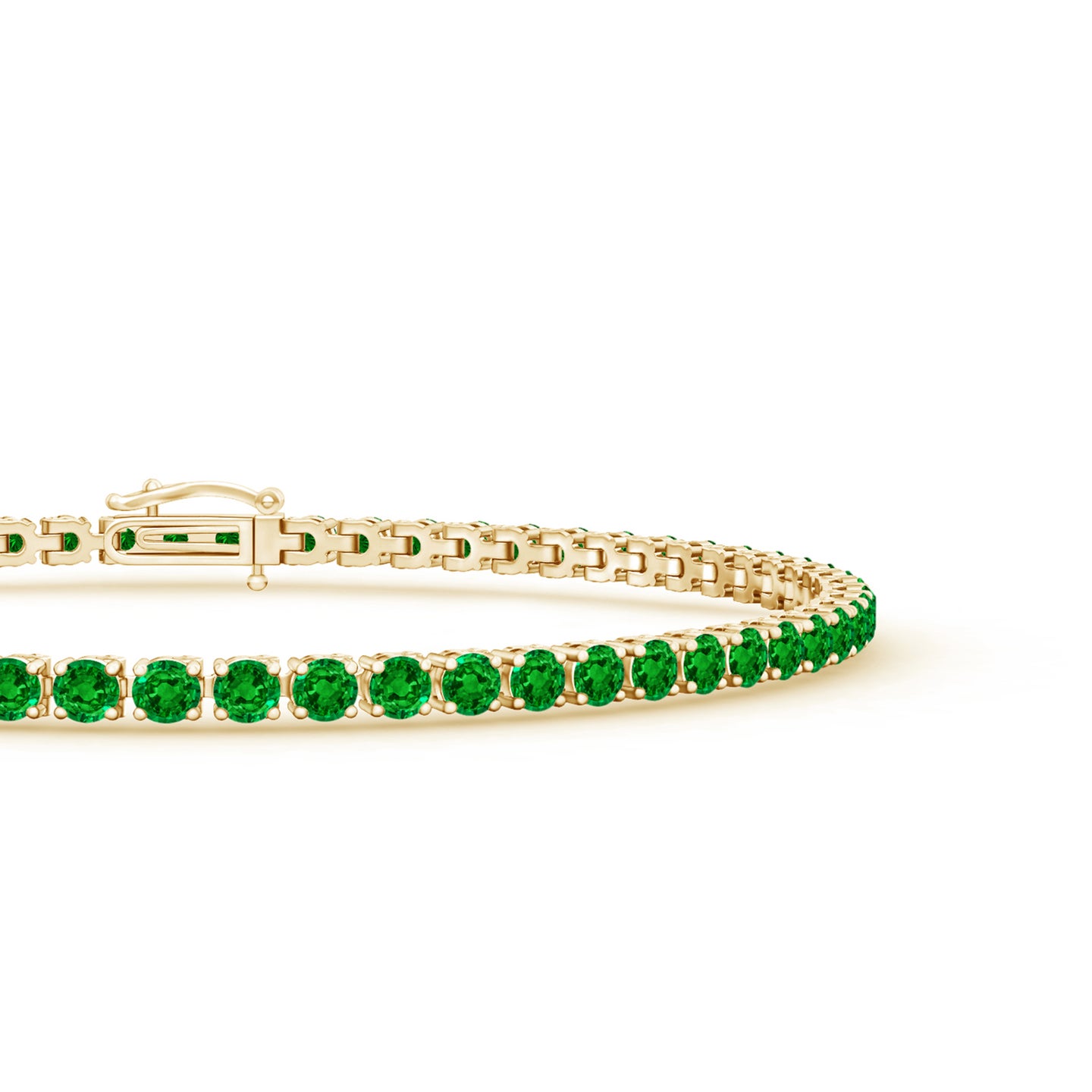 Emerald Eternity Tennis Bracelet