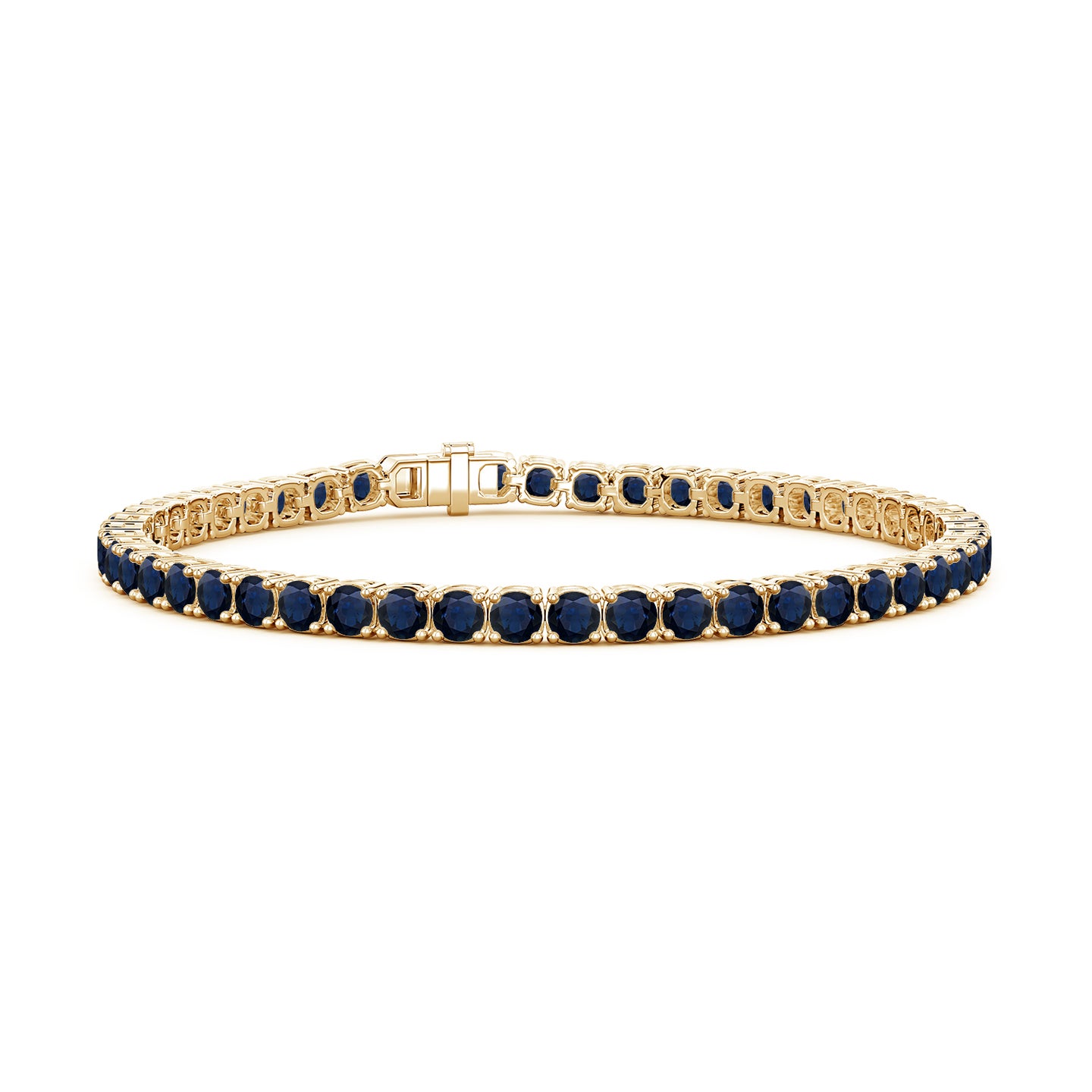 Blue Sapphire Men’s Tennis Bracelet