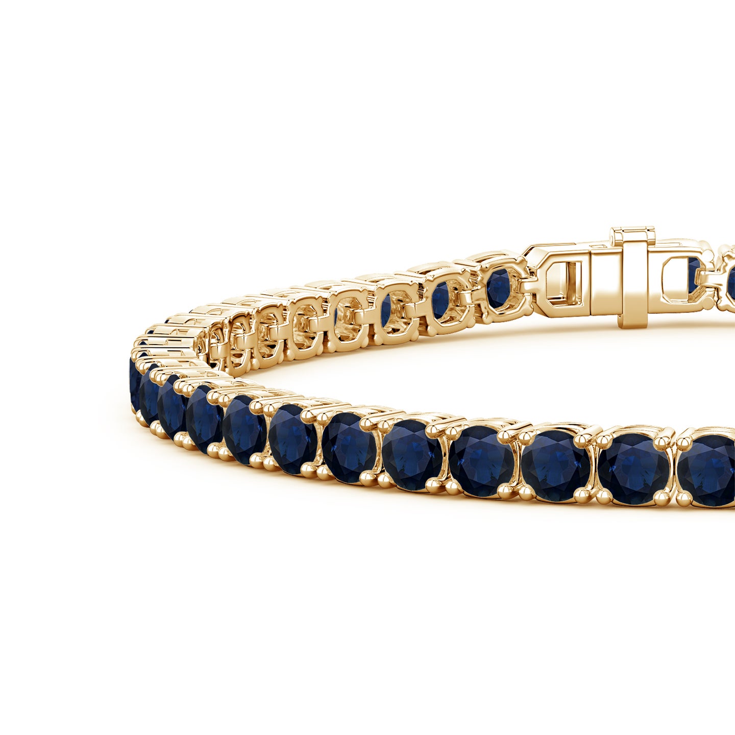Blue Sapphire Men’s Tennis Bracelet