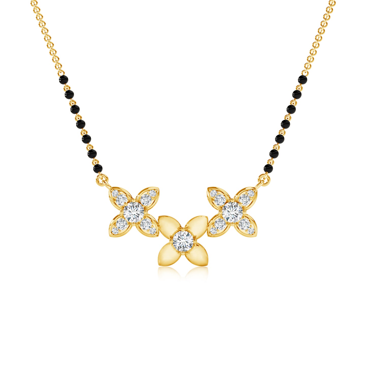 Manjari Bloom Lab-Grown Diamond Mangalsutra