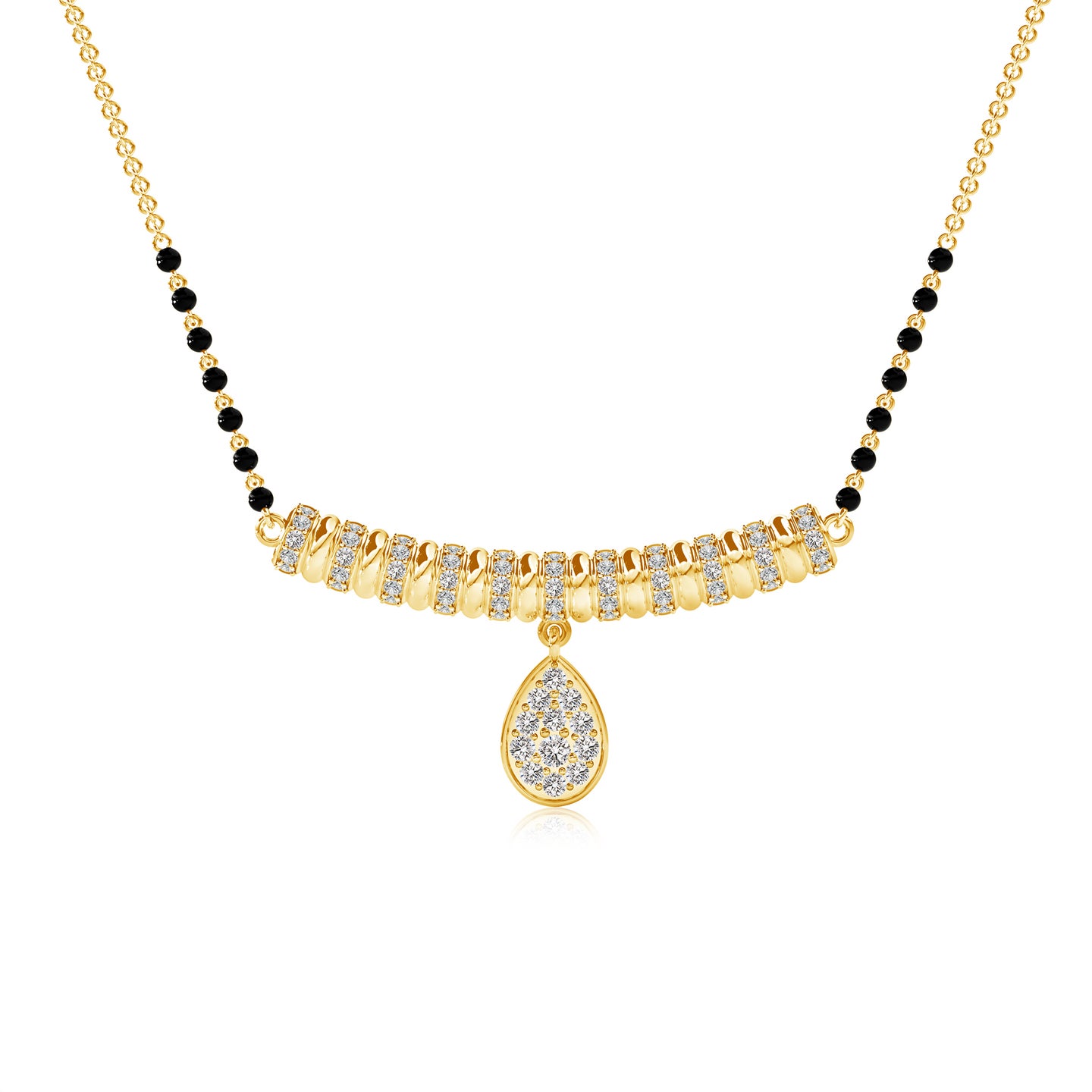 Traditional Elegance Natural Diamond Mangalsutra