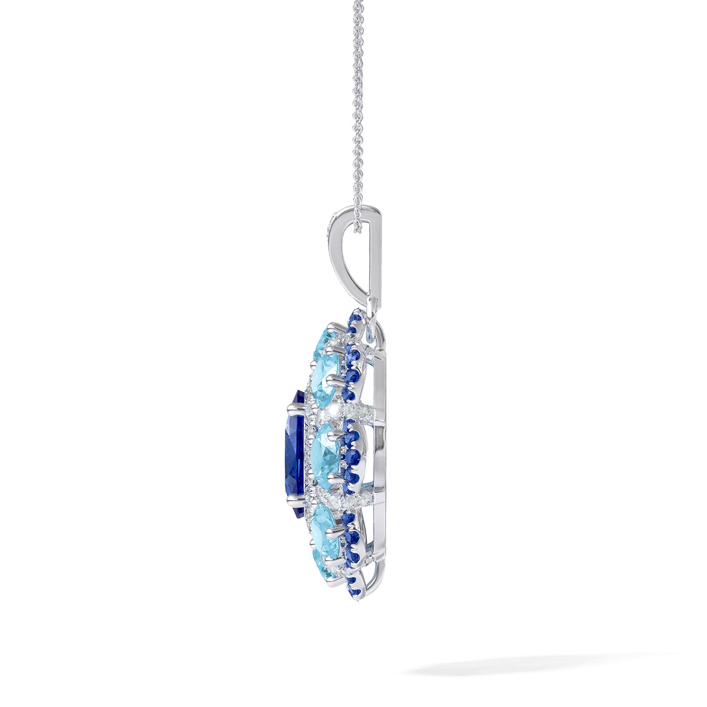 Veronica Layered Halo Pendant
