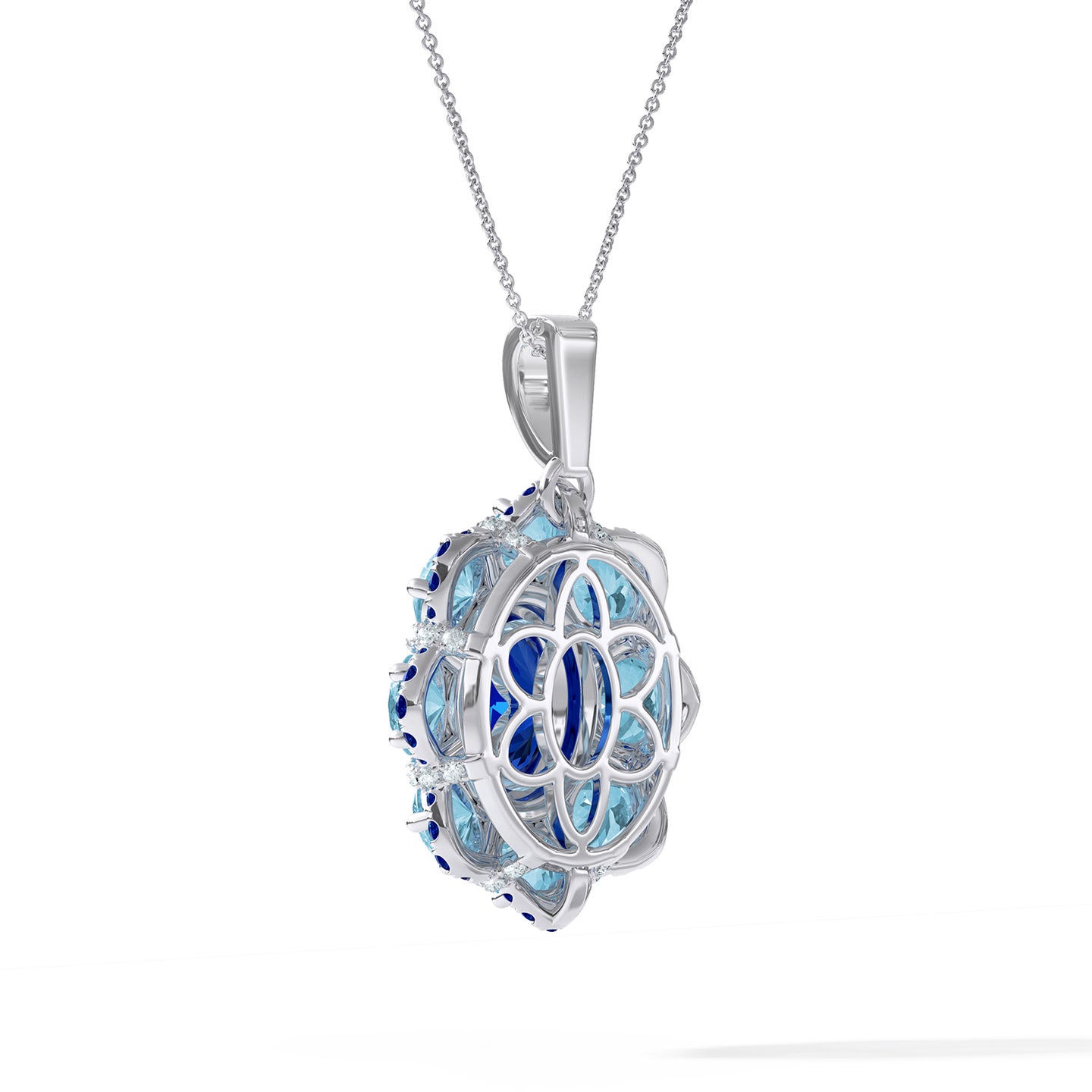 Veronica Layered Halo Pendant