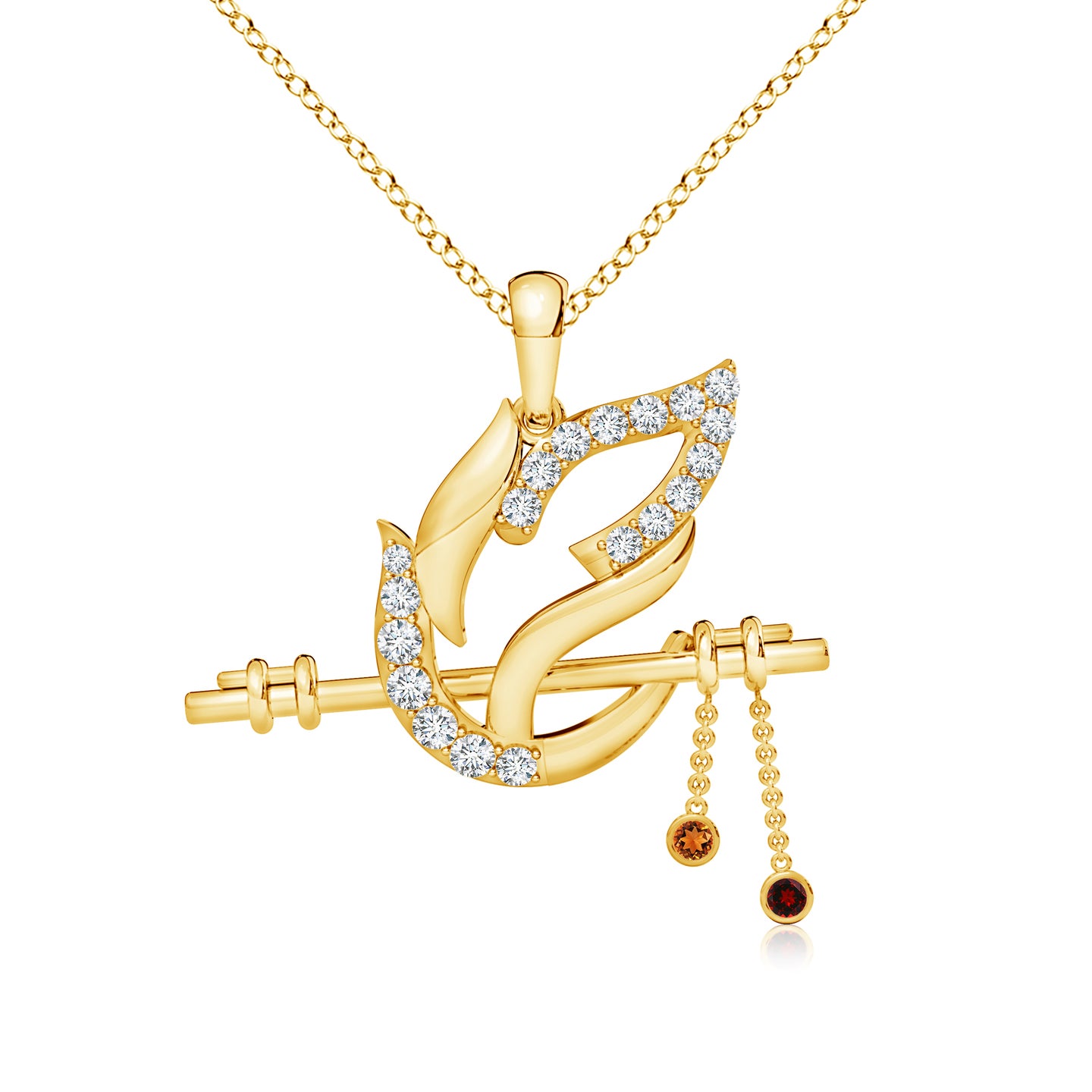 The Krishna Bansuri pendant