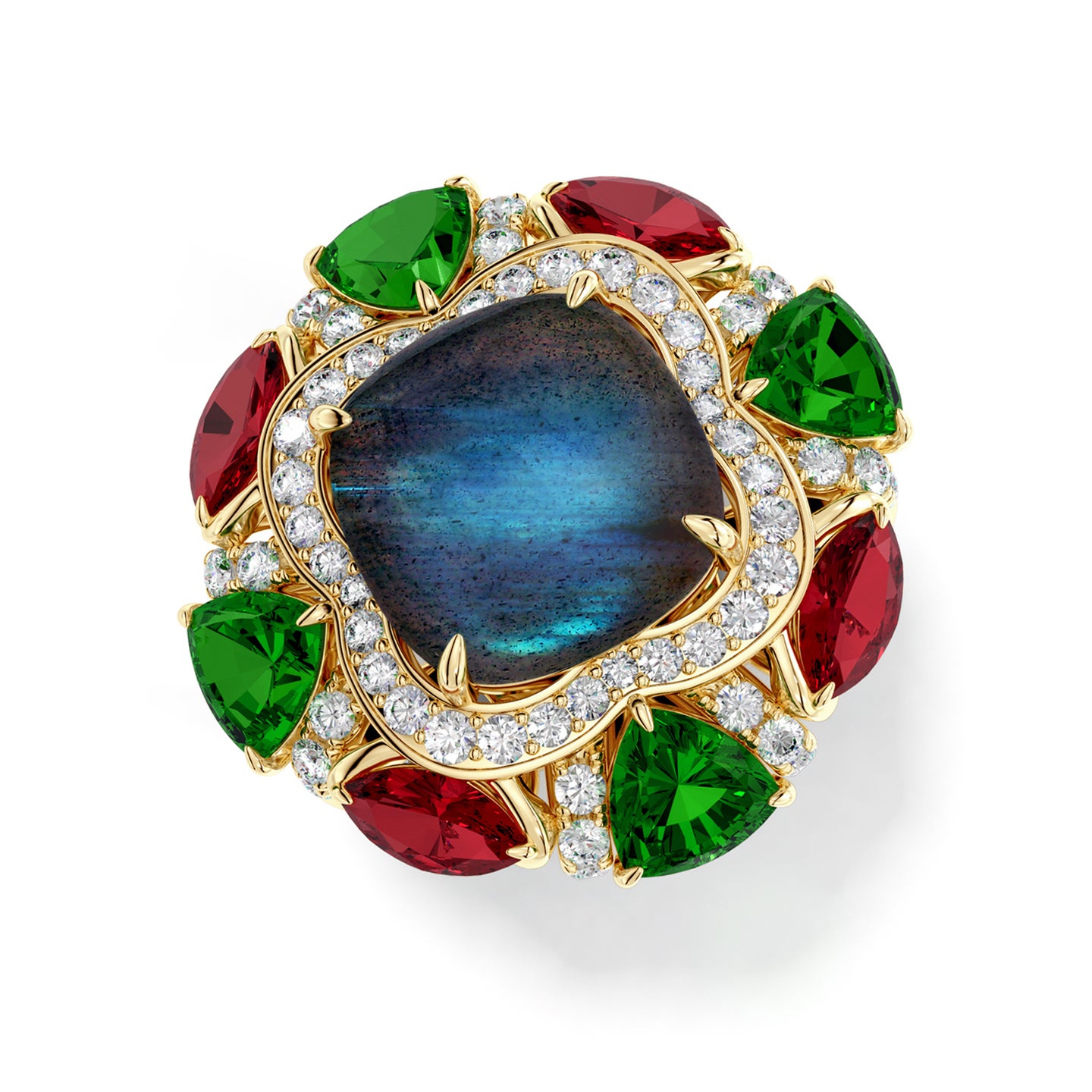 Zinnia Victorian-Inspired Ring