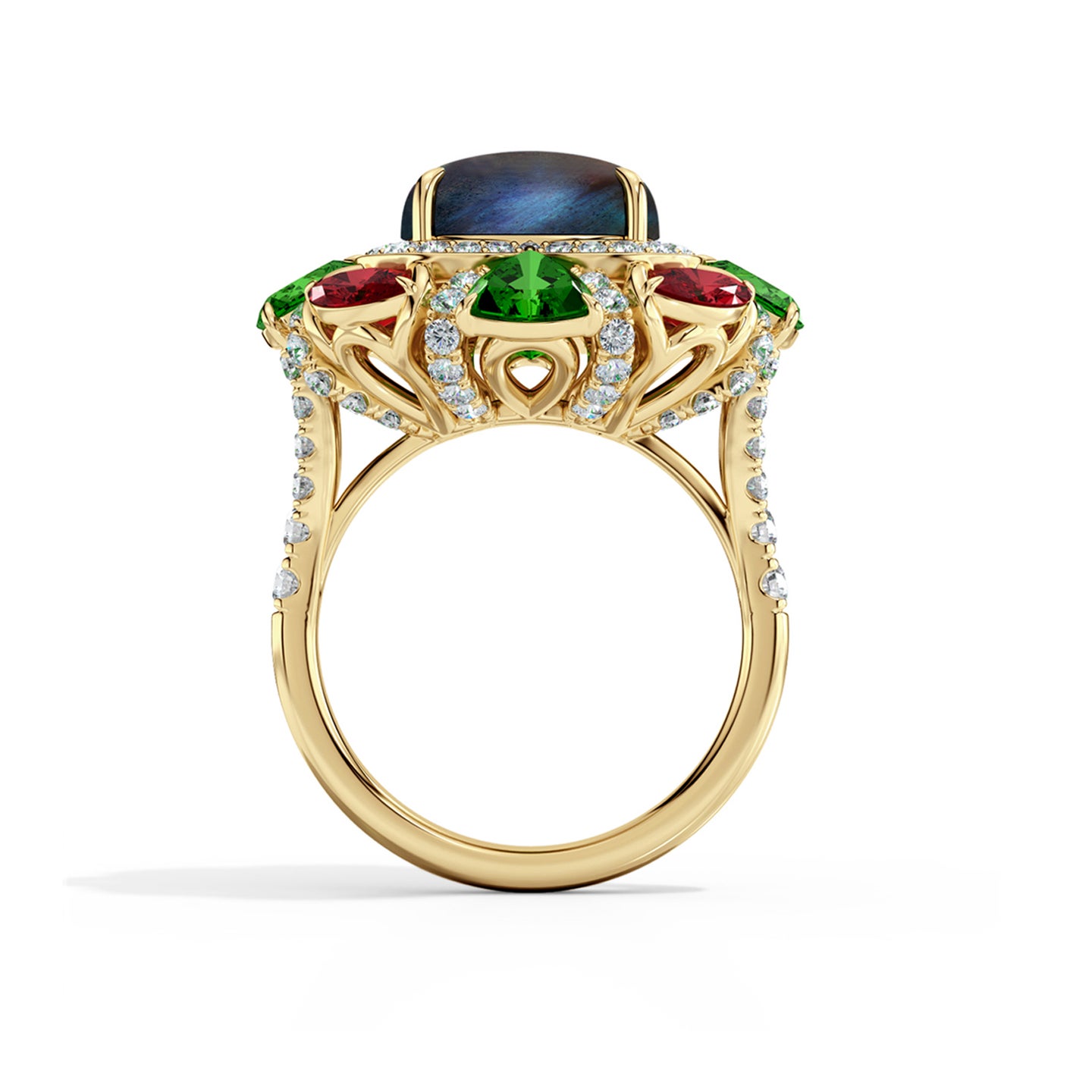 Zinnia Victorian-Inspired Ring
