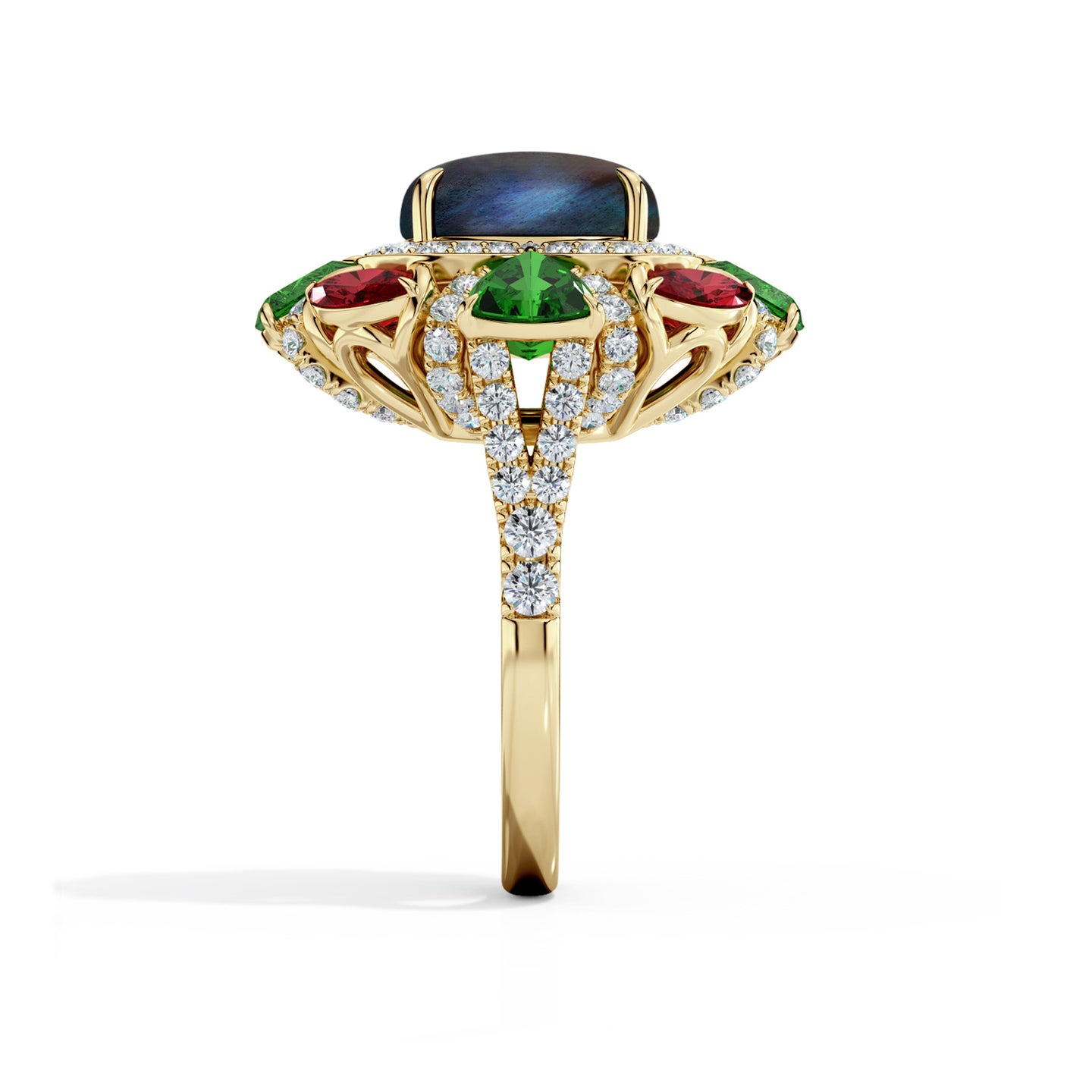 Zinnia Victorian-Inspired Ring