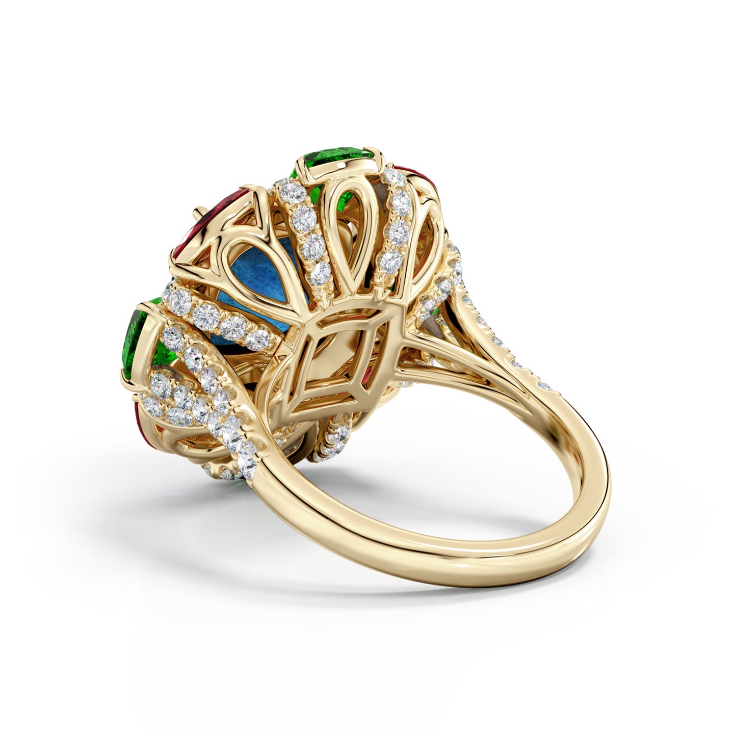 Zinnia Victorian-Inspired Ring