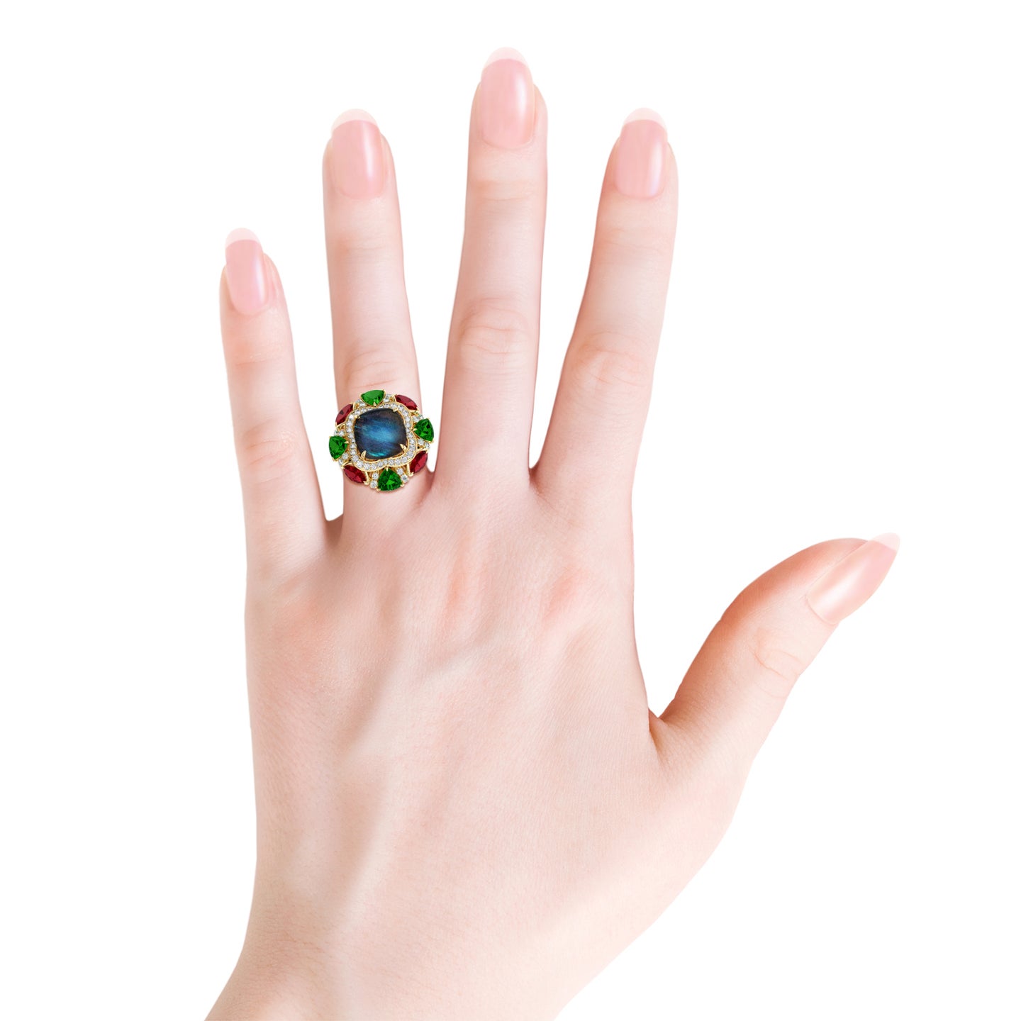 Zinnia Victorian-Inspired Ring