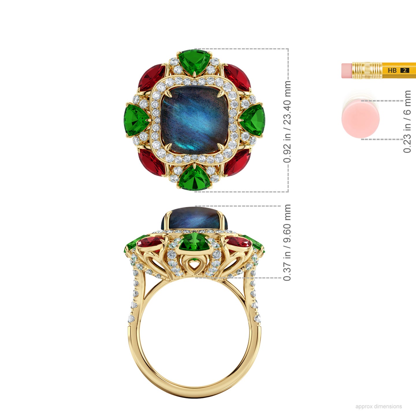 Zinnia Victorian-Inspired Ring