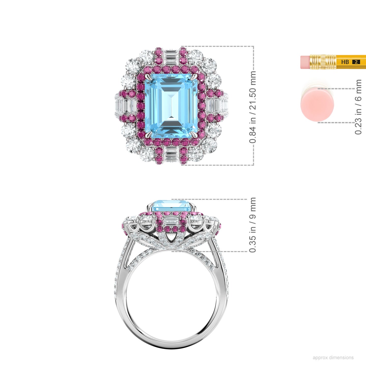 Velvet Ripple Double Halo Ring