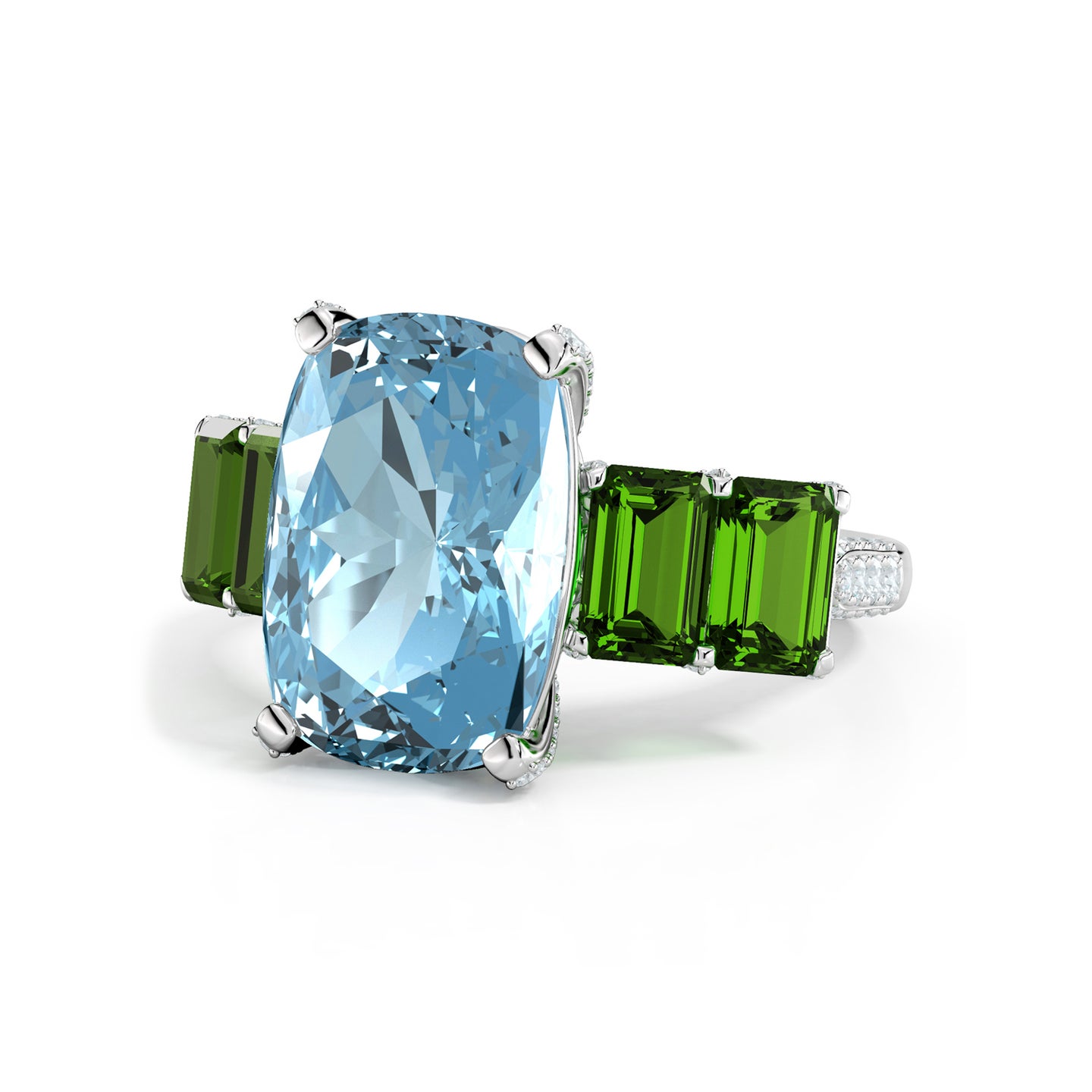 Celestial Lagoon Peek-a-Boo Ring