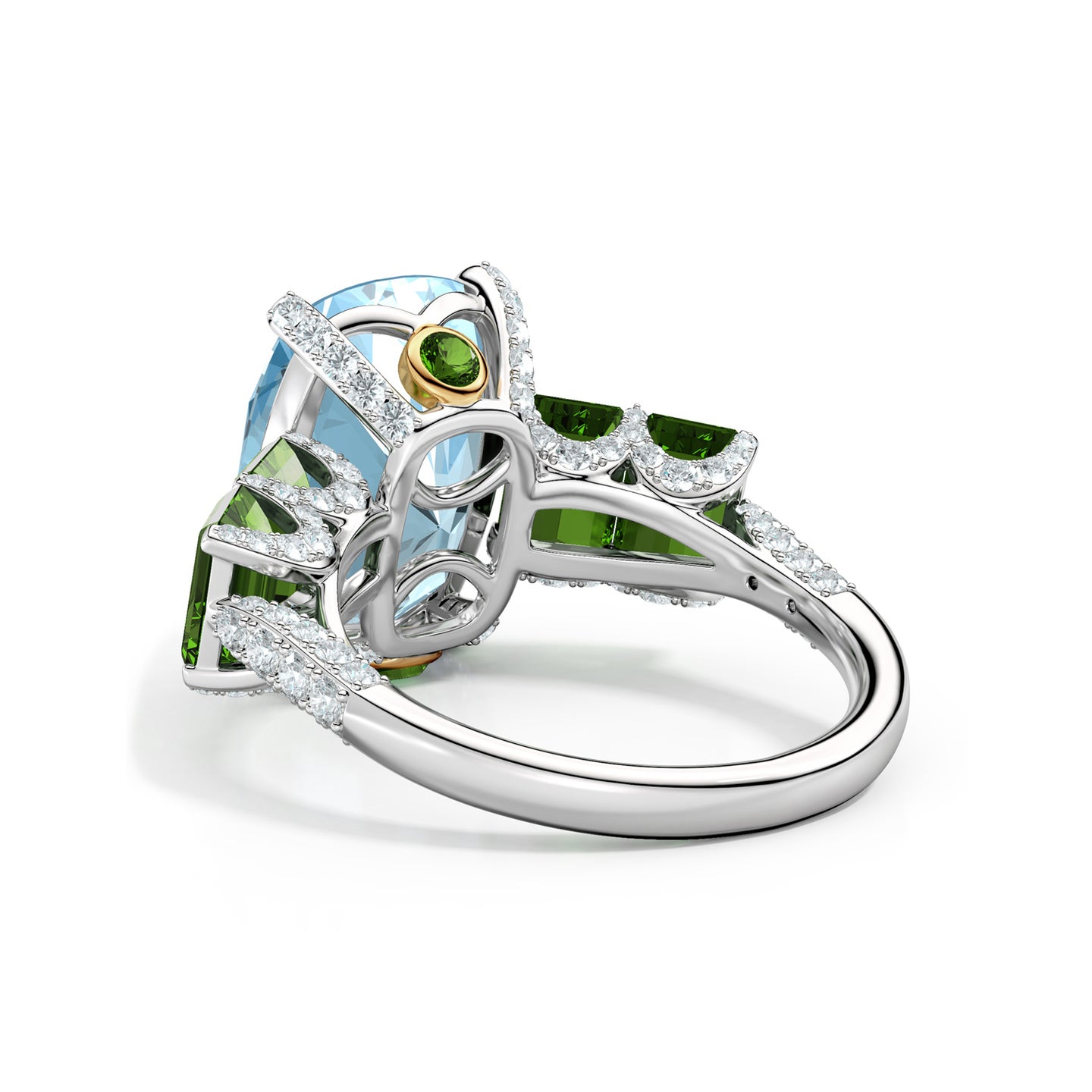 Celestial Lagoon Peek-a-Boo Ring