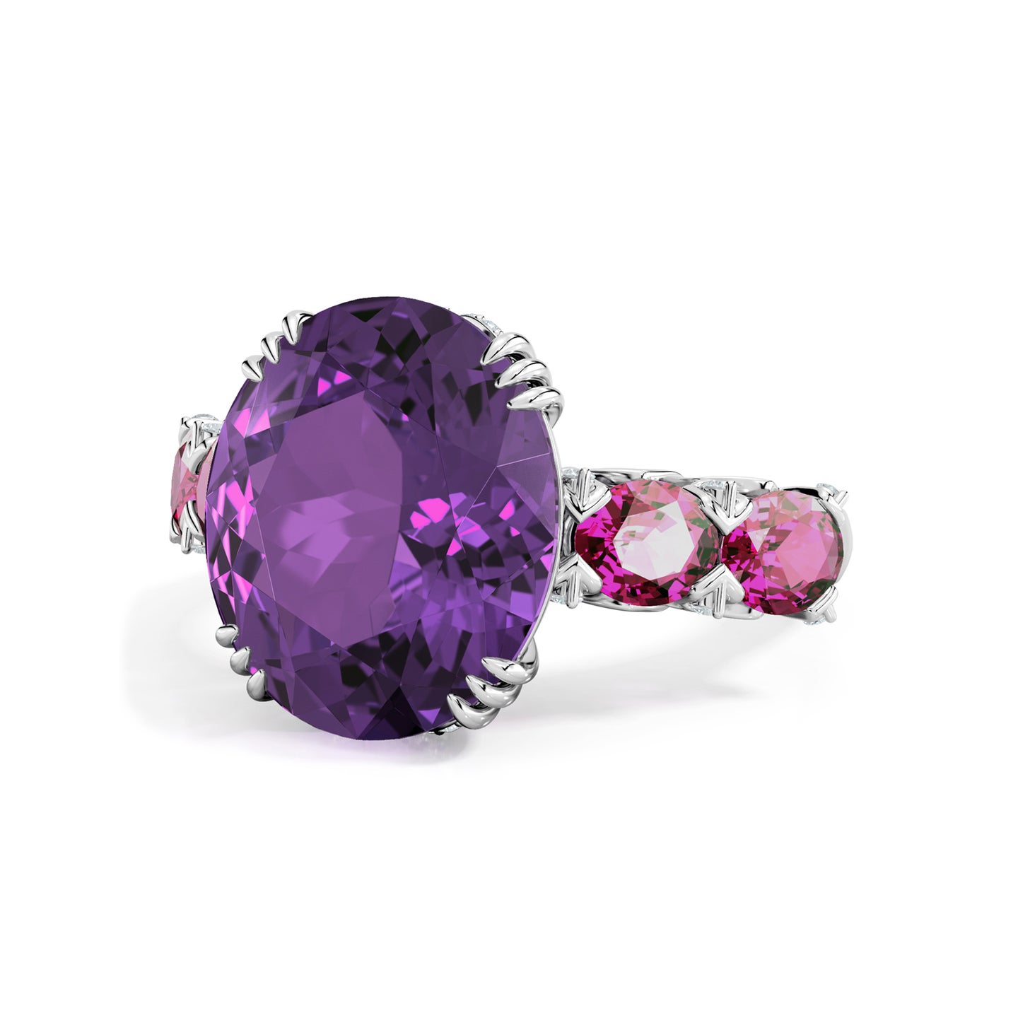 Lilac Bloom Filigree Ring