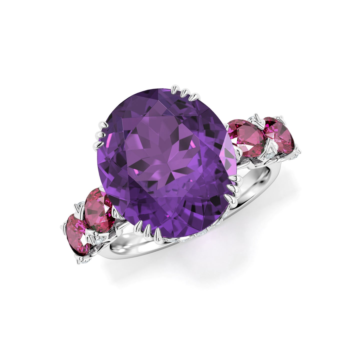Lilac Bloom Filigree Ring