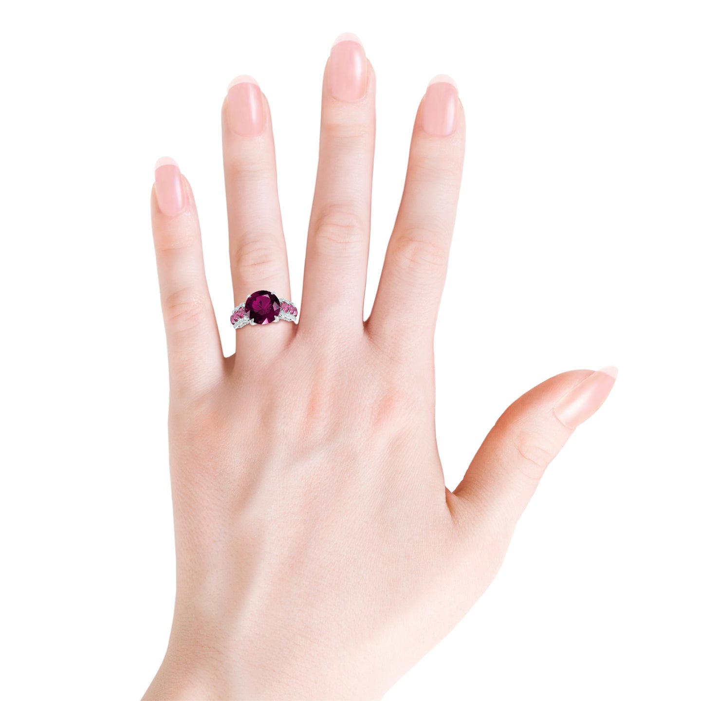 Amaryllis Scalloped Shank Ring