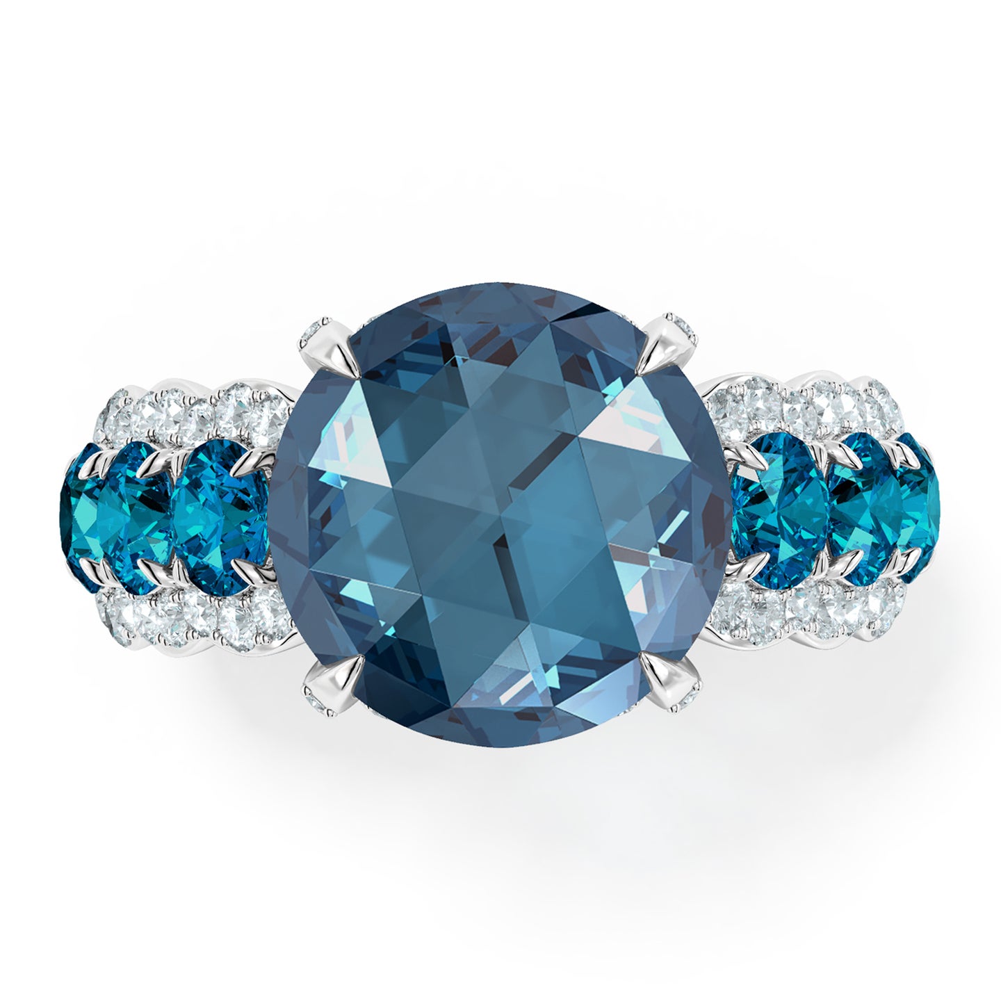 Felicia Scalloped Shank Ring