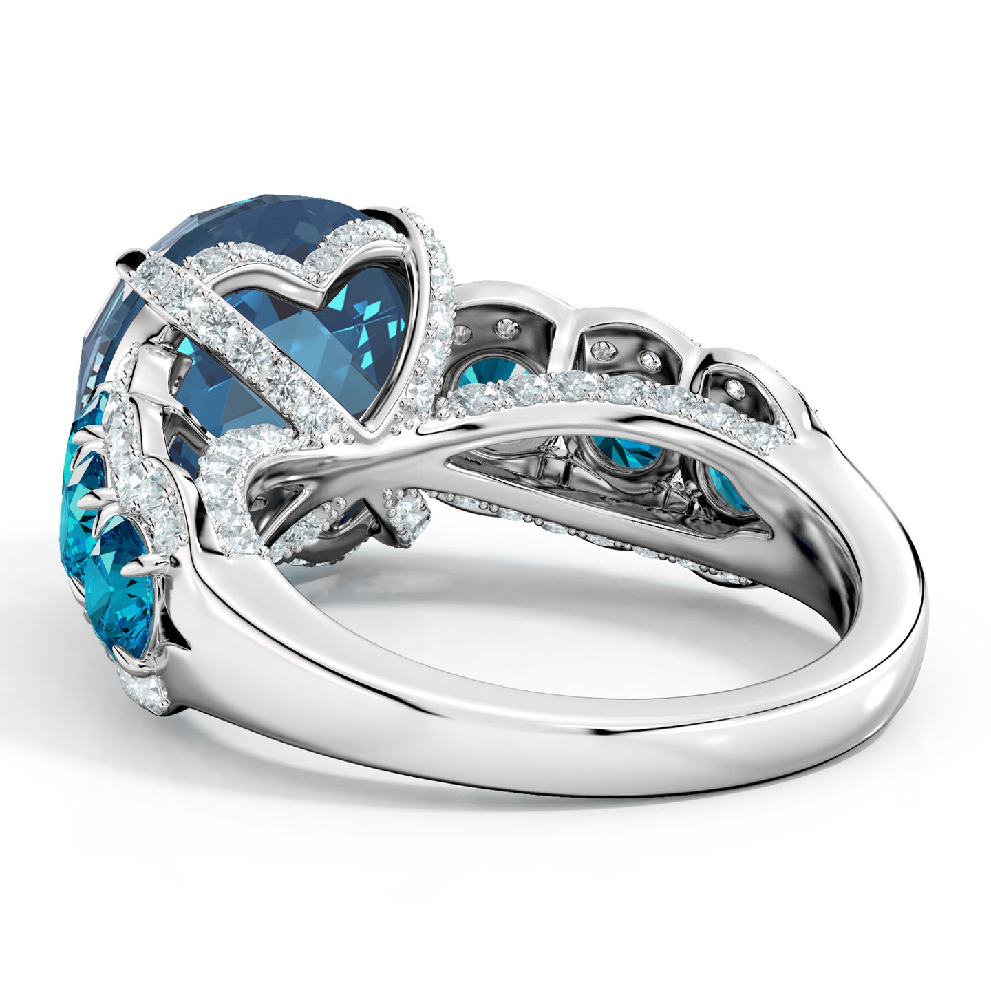 Felicia Scalloped Shank Ring