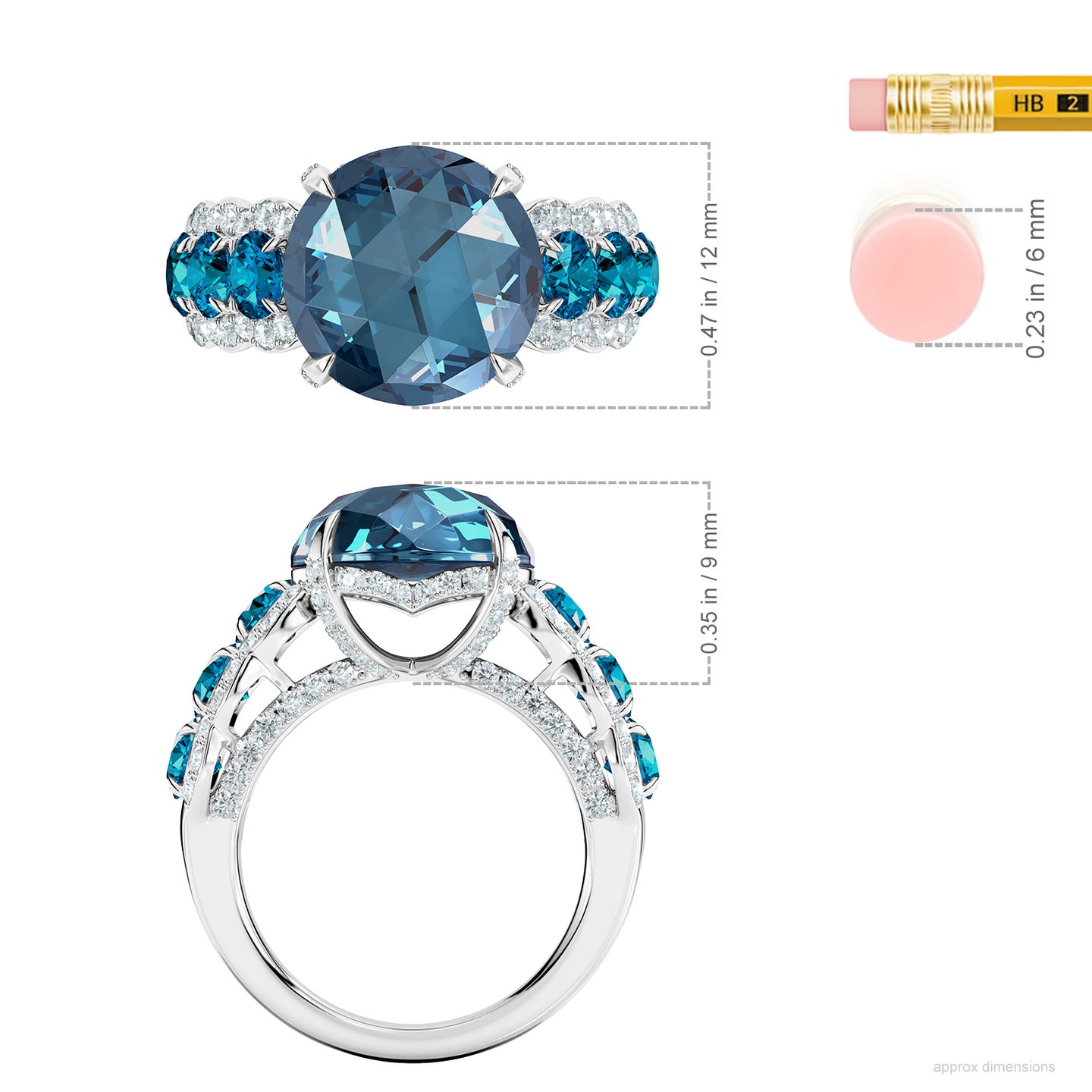 Felicia Scalloped Shank Ring