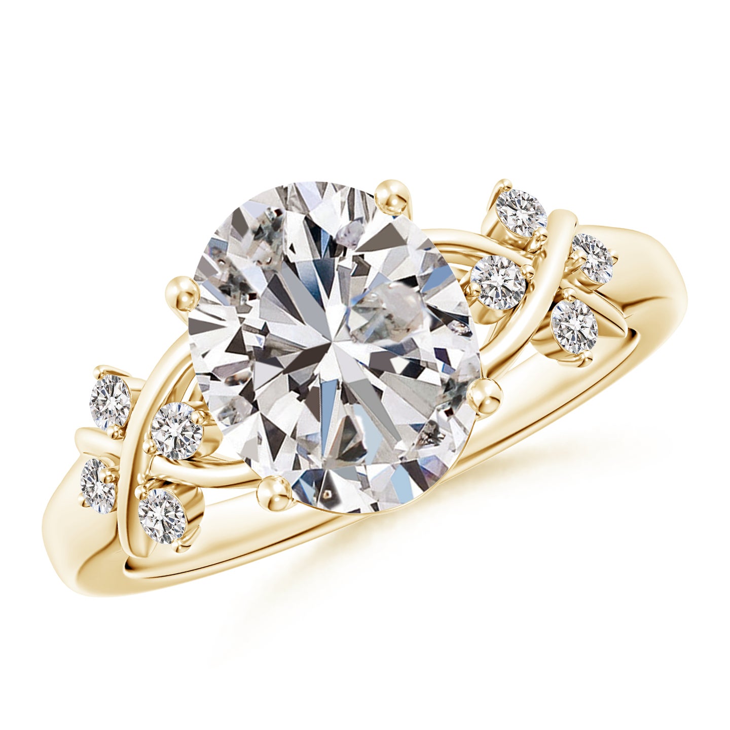 large oval diamond