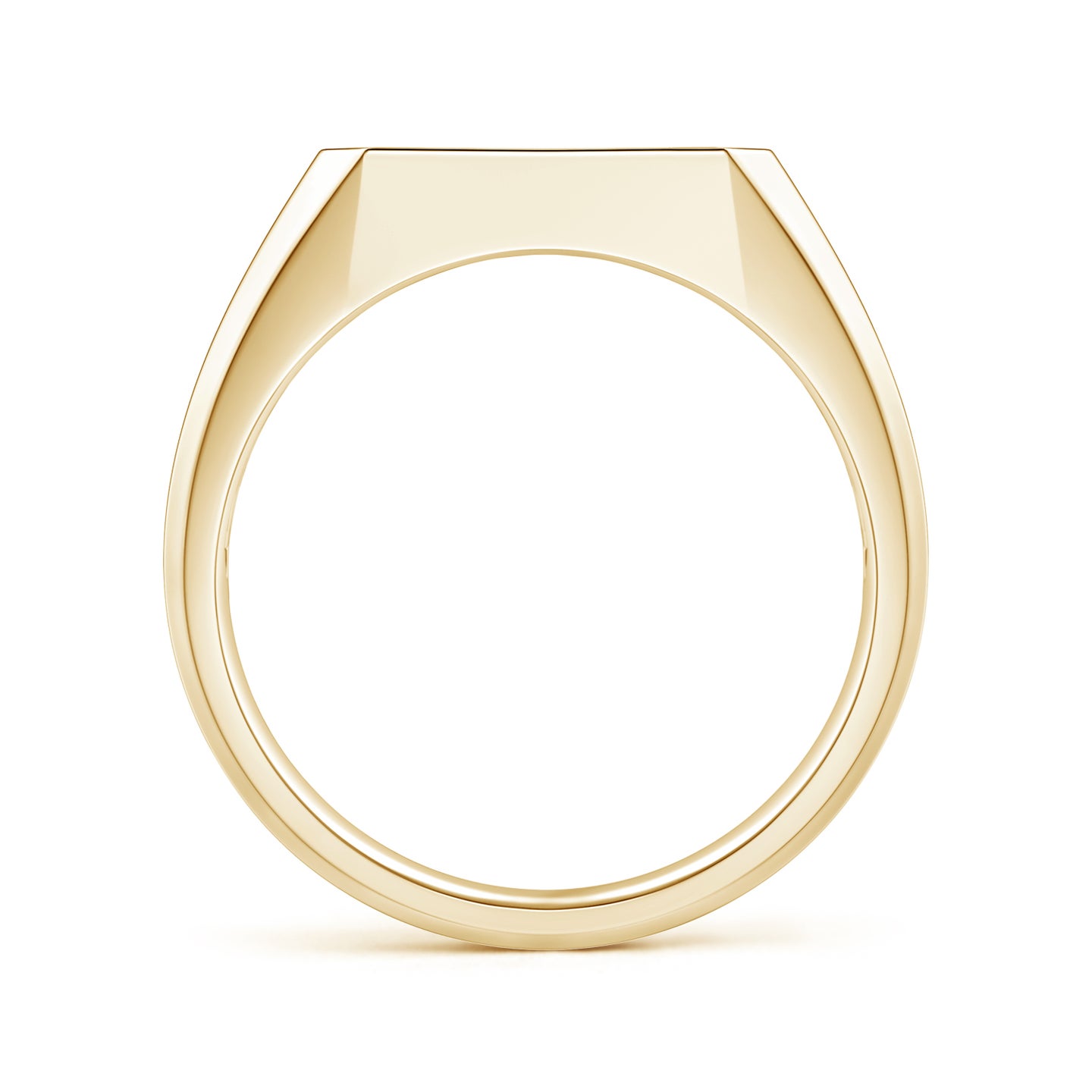 Octagonal Men's Signet Ring