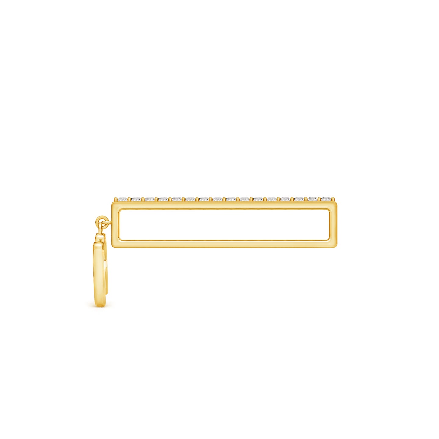 Capital H Initial With Natural Diamond Watch Band